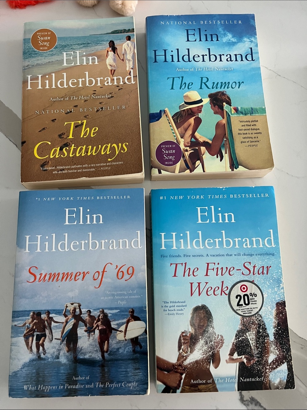 Elin Hilderbrand Set of 4 Great Reads